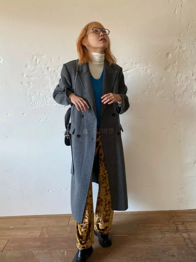 Nyunyu-Seoul - Korean Women Fashion - #momslook - Double Coat - 6