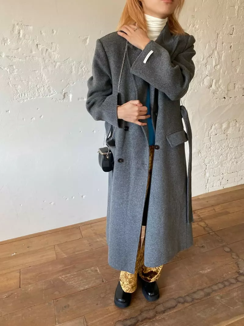 Nyunyu-Seoul - Korean Women Fashion - #momslook - Double Coat - 8