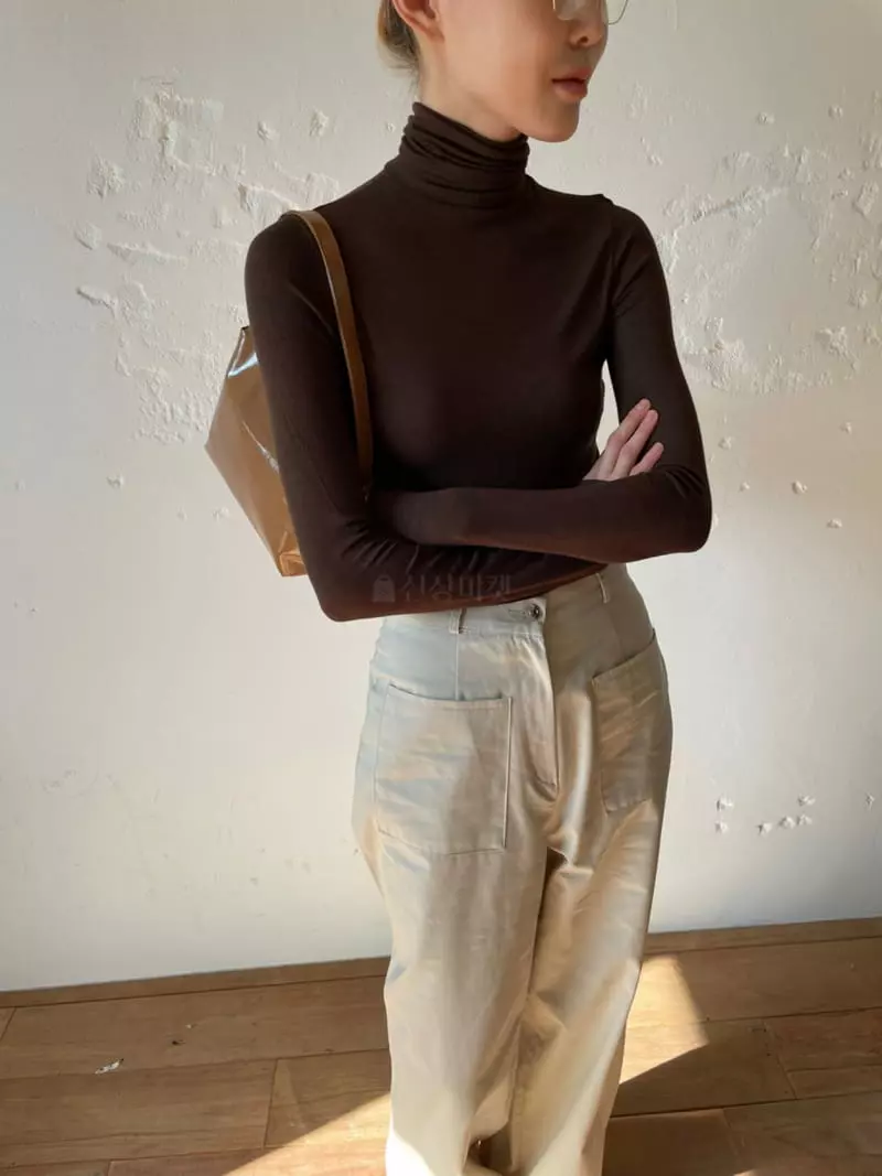 Nyunyu-Seoul - Korean Women Fashion - #momslook - Rib Long Tee - 3
