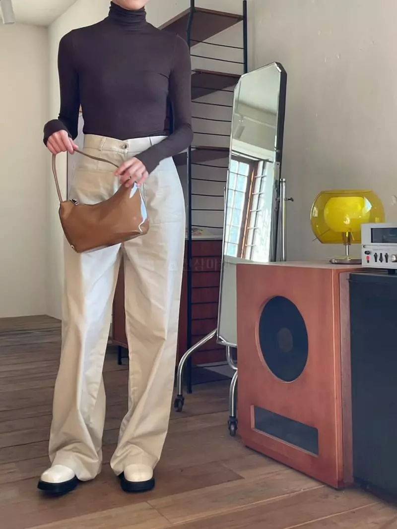 Nyunyu-Seoul - Korean Women Fashion - #momslook - Rib Long Tee - 7