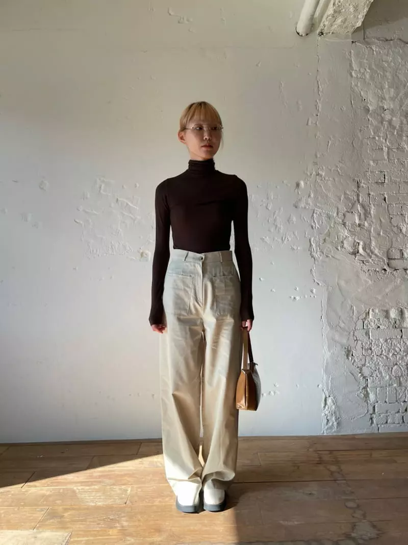 Nyunyu-Seoul - Korean Women Fashion - #momslook - Rib Long Tee - 9