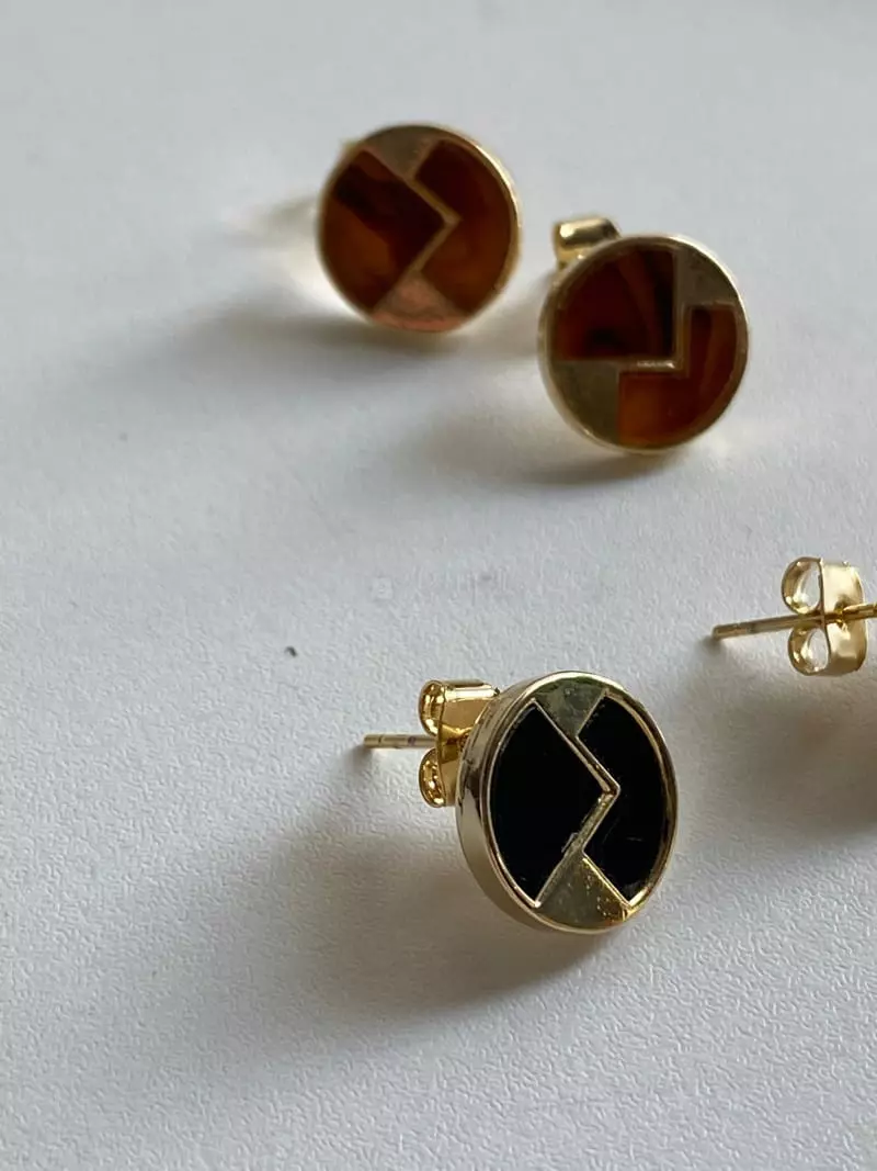Nyunyu-Seoul - Korean Women Fashion - #momslook - Gold One Earring - 6