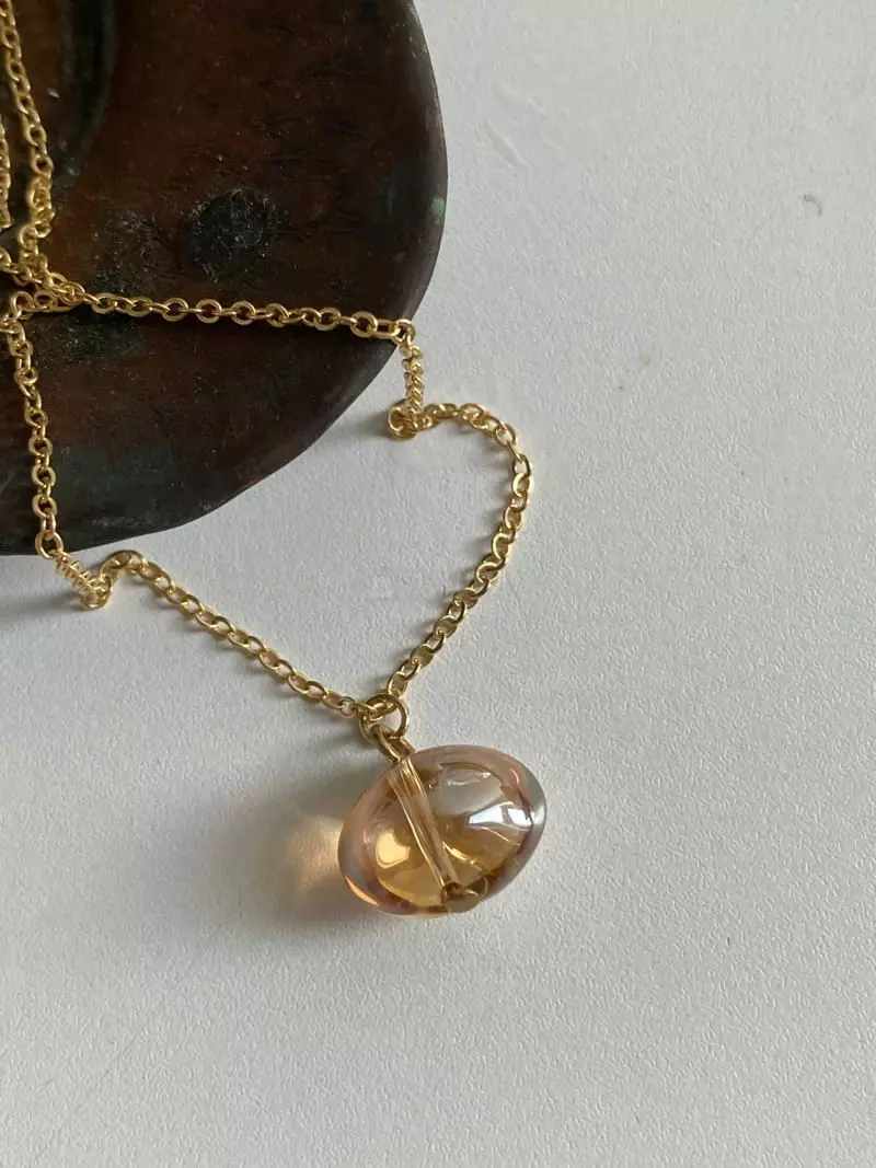 Nyunyu-Seoul - Korean Women Fashion - #restrostyle - Gold Necklace - 8
