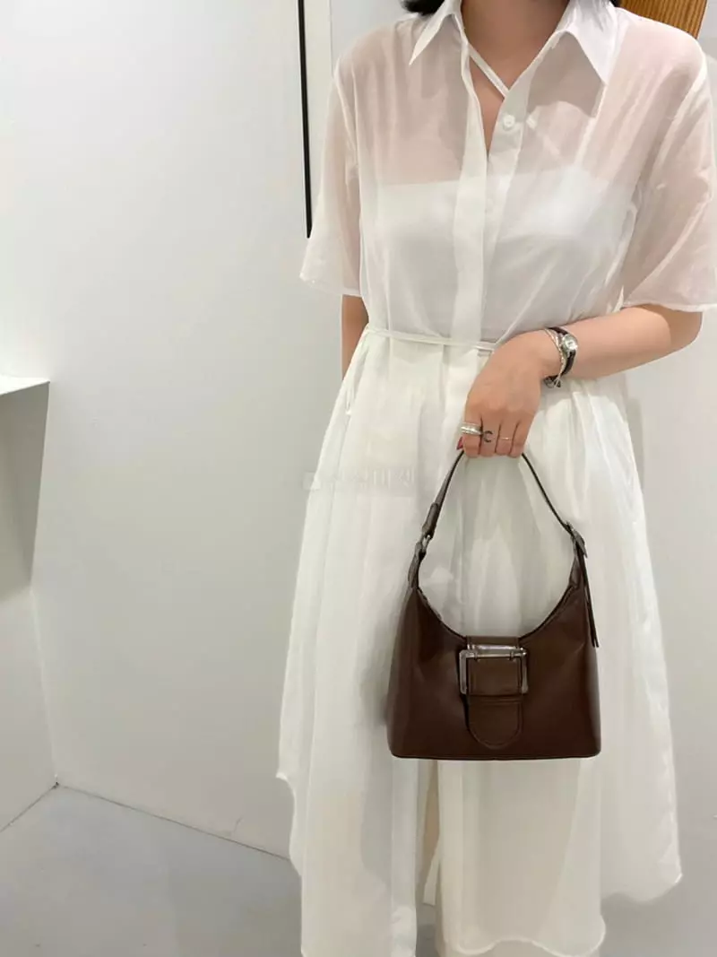 Nyunyu-Seoul - Korean Women Fashion - #shopsmall - Molly Buckle Bag - 2
