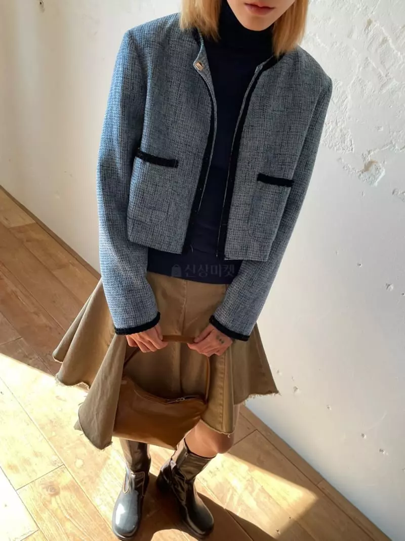 Nyunyu-Seoul - Korean Women Fashion - #shopsmall - Twid Jacket - 4