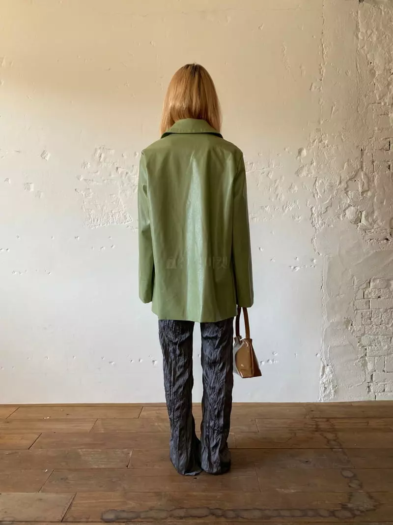 Nyunyu-Seoul - Korean Women Fashion - #thelittlethings - Pocket Leather Jacket - 9