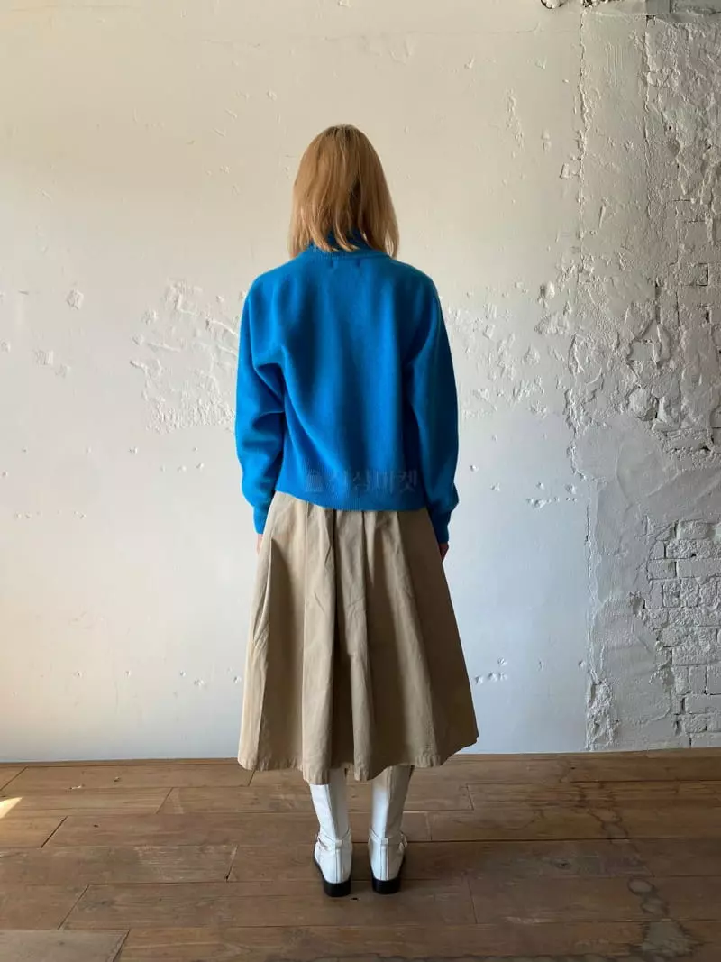 Nyunyu-Seoul - Korean Women Fashion - #vintageinspired - Whole Gament Cardigan - 4