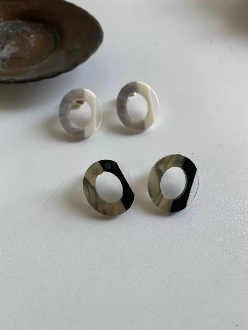 Nyunyu-Seoul - Korean Women Fashion - #womensfashion - Mim Circle Earring - 8