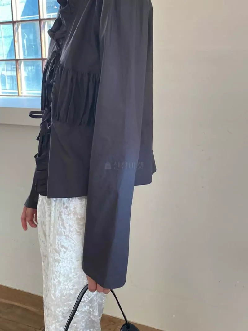 Nyunyu-Seoul - Korean Women Fashion - #womensfashion - Ruffle Blouse - 7