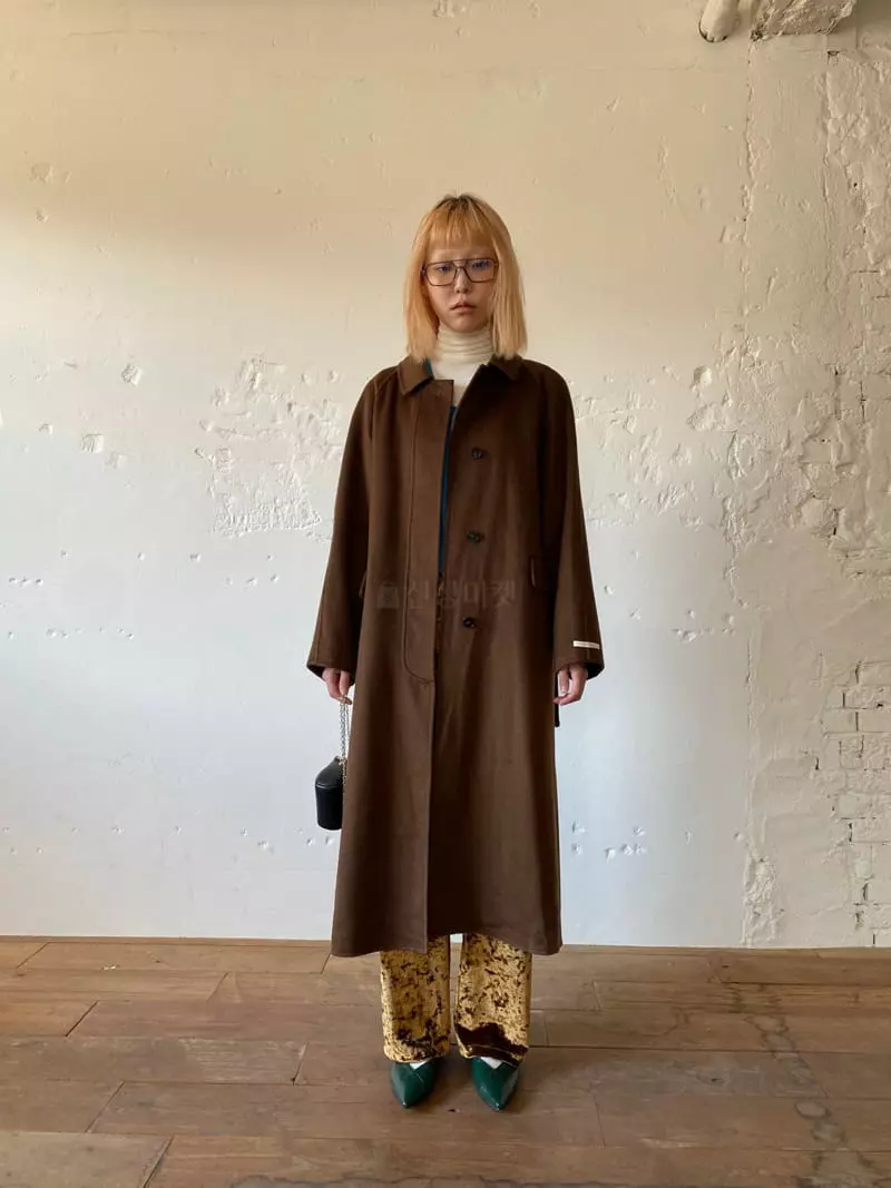 Nyunyu-Seoul - Korean Women Fashion - #womensfashion - Line Single Coat