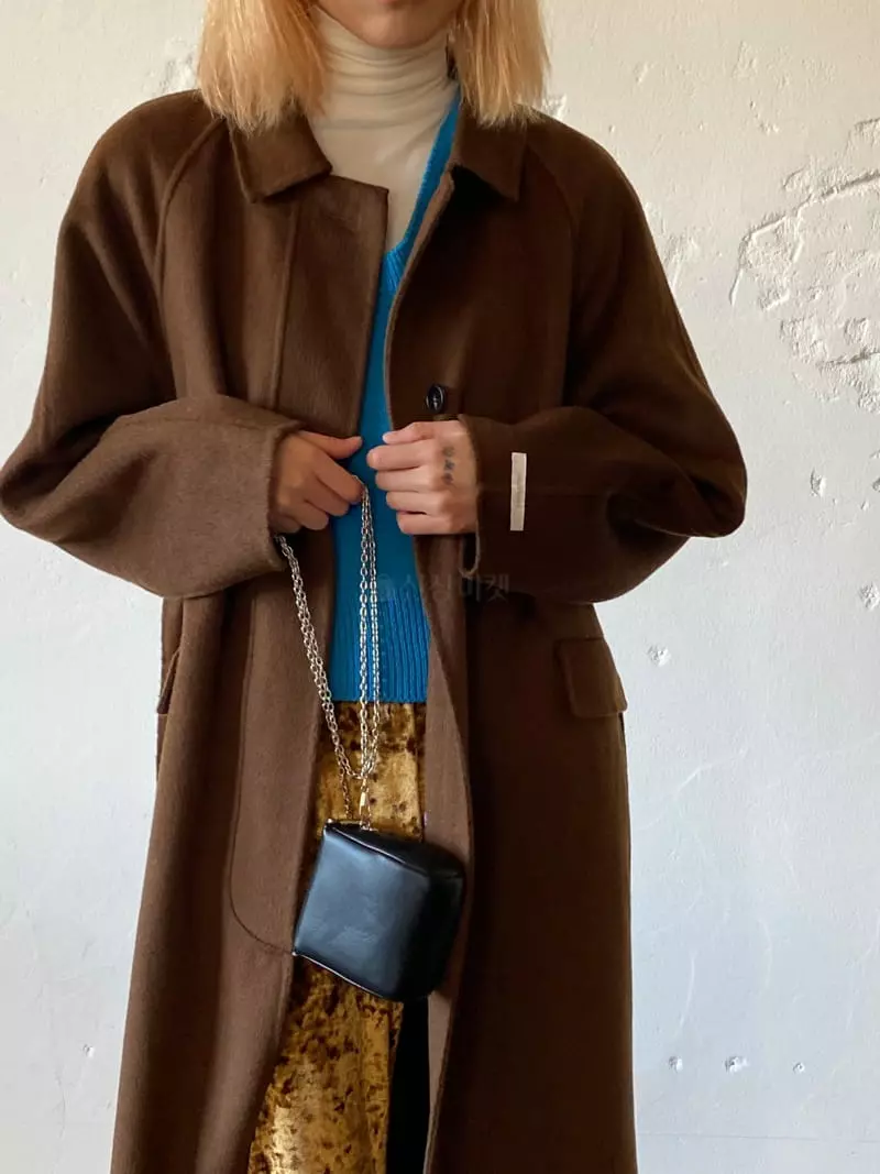 Nyunyu-Seoul - Korean Women Fashion - #womensfashion - Line Single Coat - 9