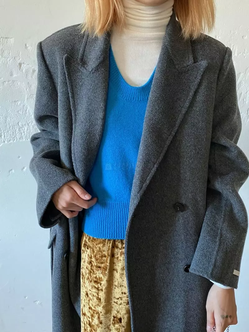 Nyunyu-Seoul - Korean Women Fashion - #womensfashion - Double Coat - 7