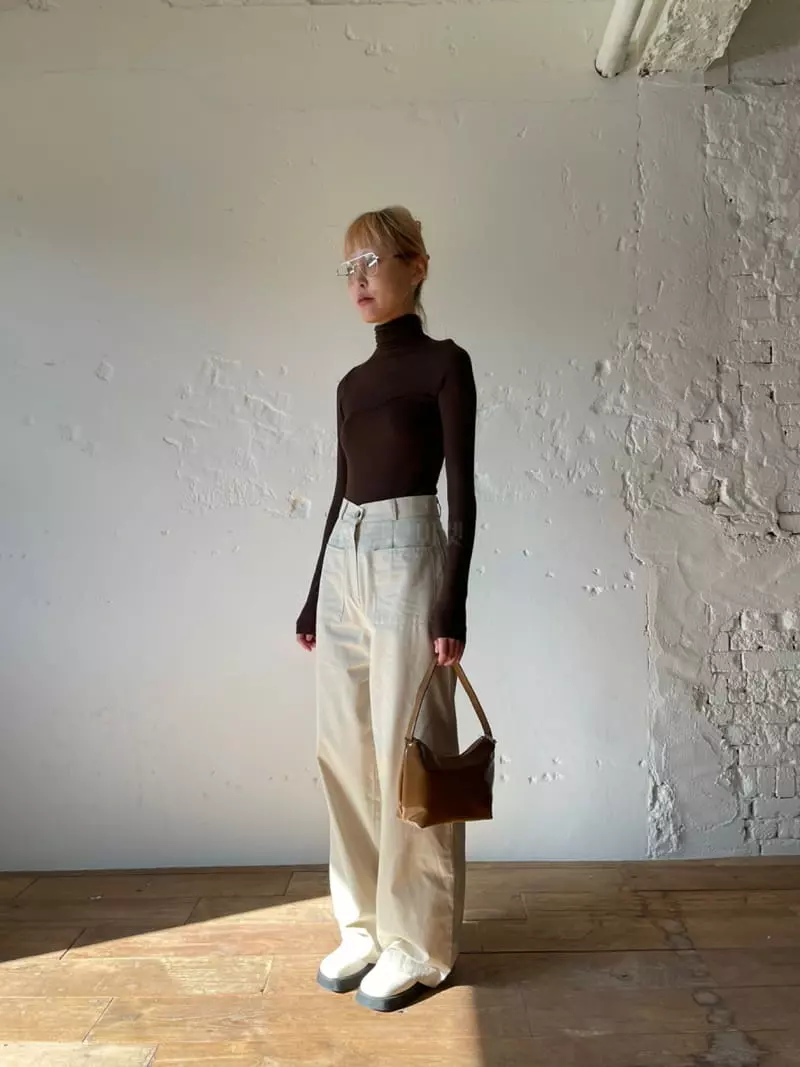 Nyunyu-Seoul - Korean Women Fashion - #womensfashion - Rib Long Tee - 10