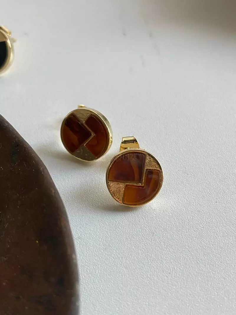 Nyunyu-Seoul - Korean Women Fashion - #womensfashion - Gold One Earring - 3