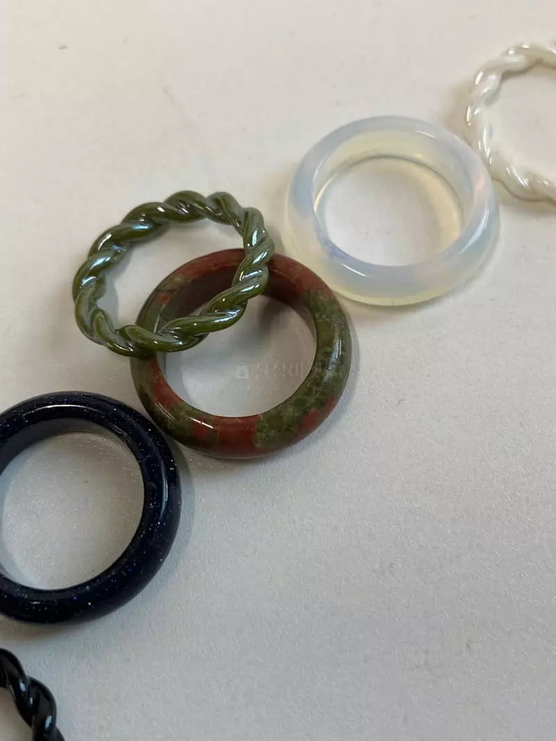 Nyunyu-Seoul - Korean Women Fashion - #womensfashion - Sem Eing Set Ring - 8