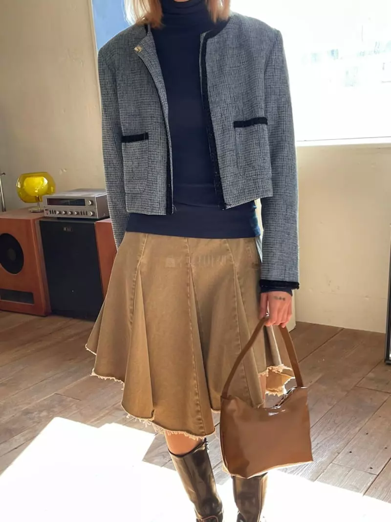 Nyunyu-Seoul - Korean Women Fashion - #womensfashion - Twid Jacket - 7
