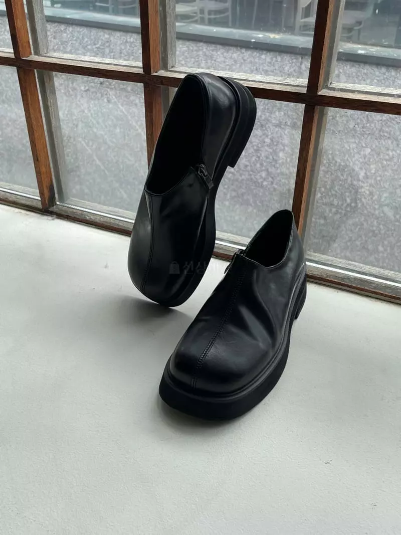 Nyunyu-Seoul - Korean Women Fashion - #womensfashion - One Zipper Loafer - 10