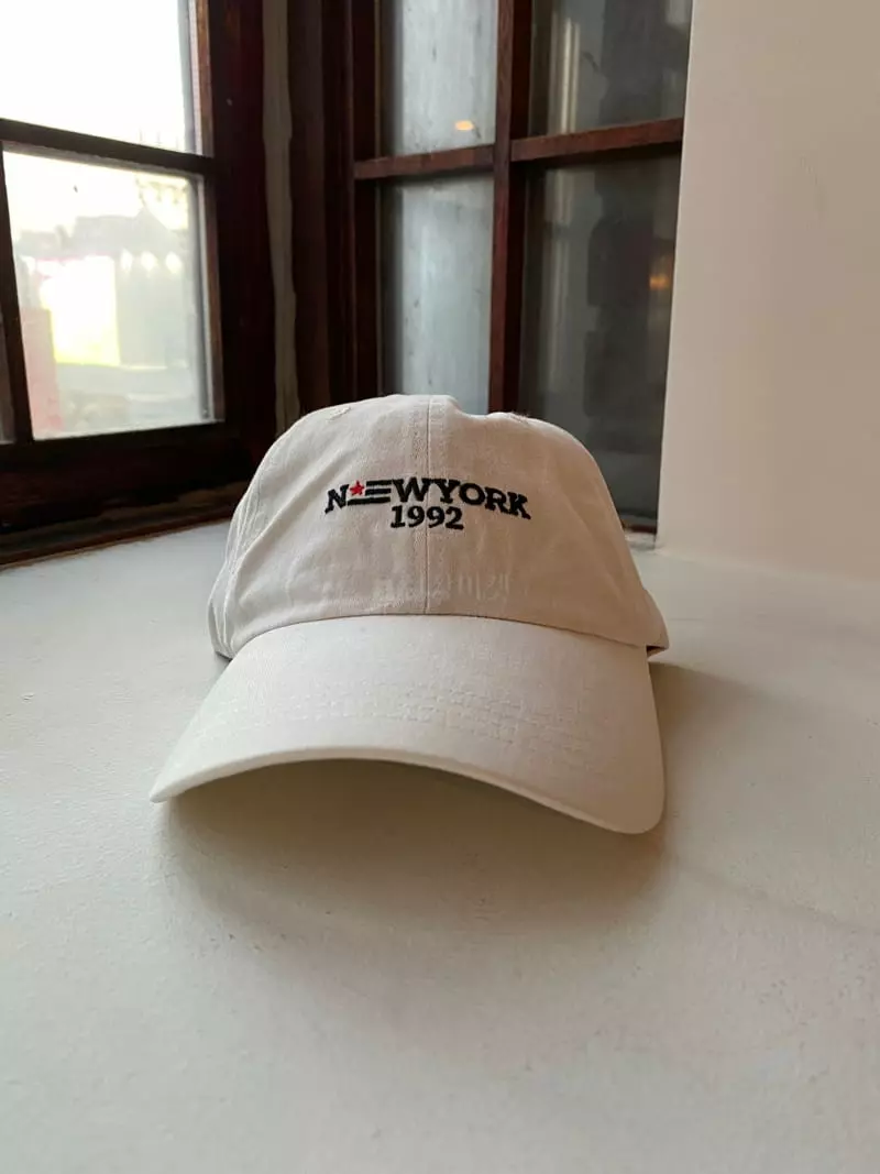 Nyunyu Wear - Korean Women Fashion - #momslook - Peach New York Cap - 5