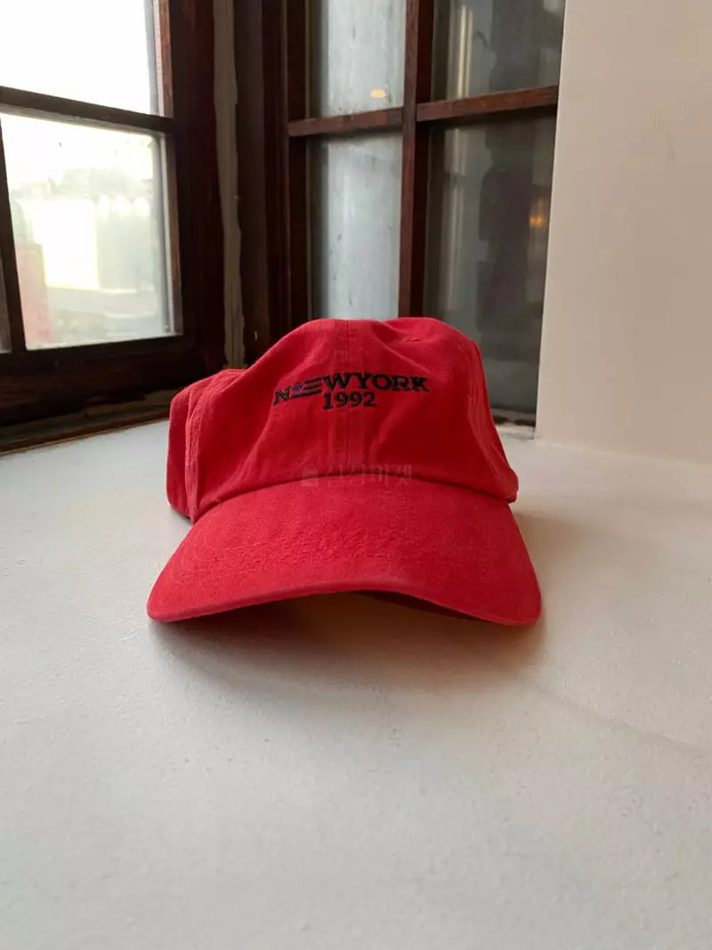 Nyunyu Wear - Korean Women Fashion - #momslook - Peach New York Cap - 7