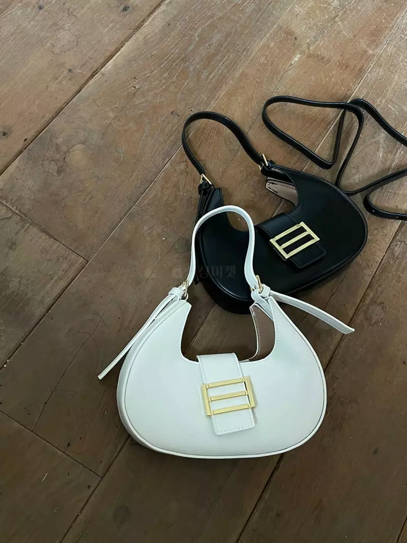 Nyunyu Wear - Korean Women Fashion - #momslook - Half Moon Bag - 11