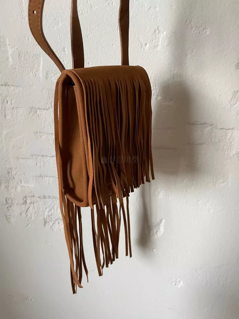 Nyunyu Wear - Korean Women Fashion - #momslook - Susul Suede Bag - 9