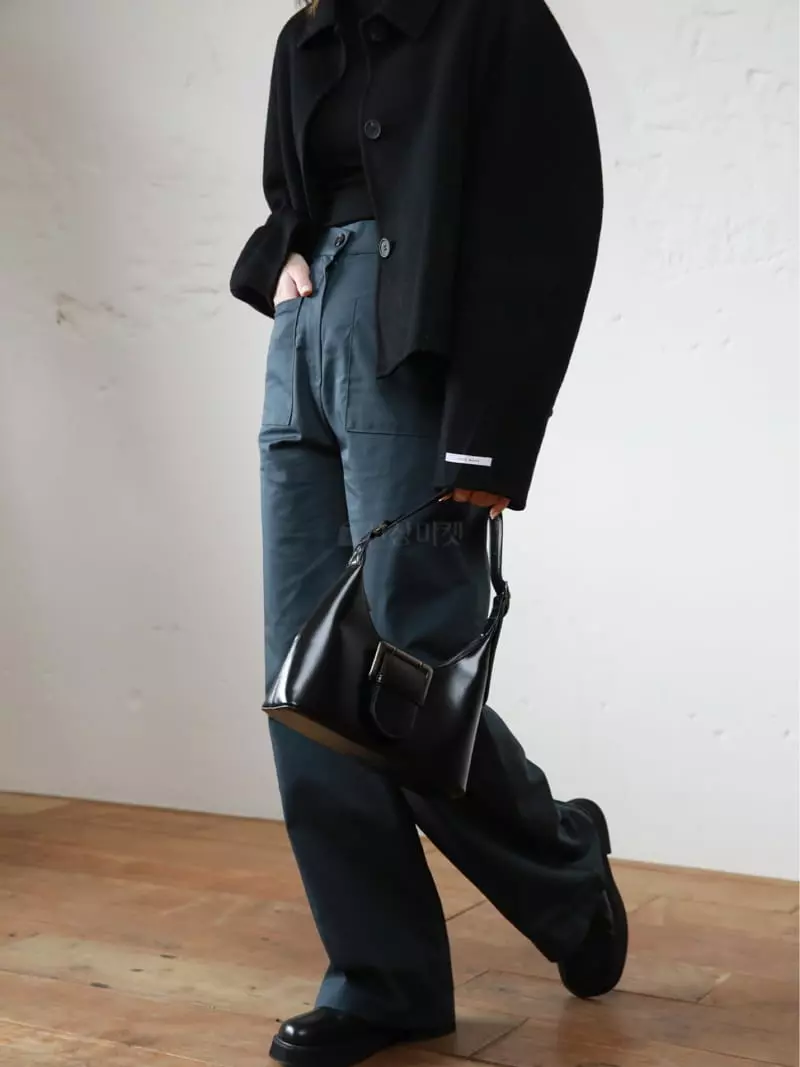 Nyunyu Wear - Korean Women Fashion - #momslook - Molly Buckle Bag - 5