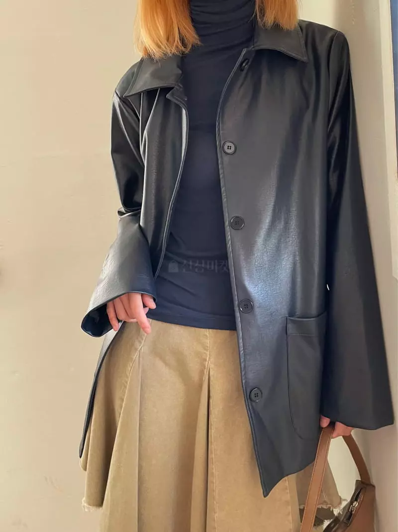 Nyunyu Wear - Korean Women Fashion - #momslook - Pocket Jacket - 6