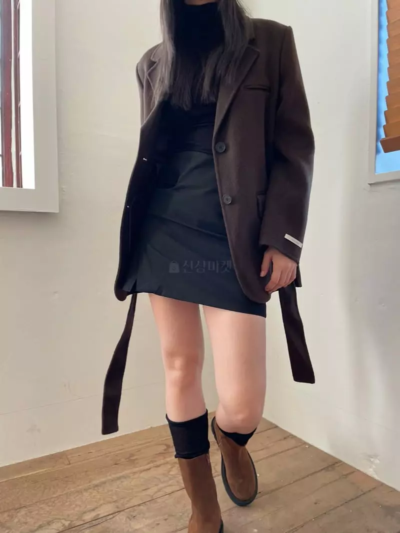 Nyunyu Wear - Korean Women Fashion - #womensfashion - Slit Jacket - 4