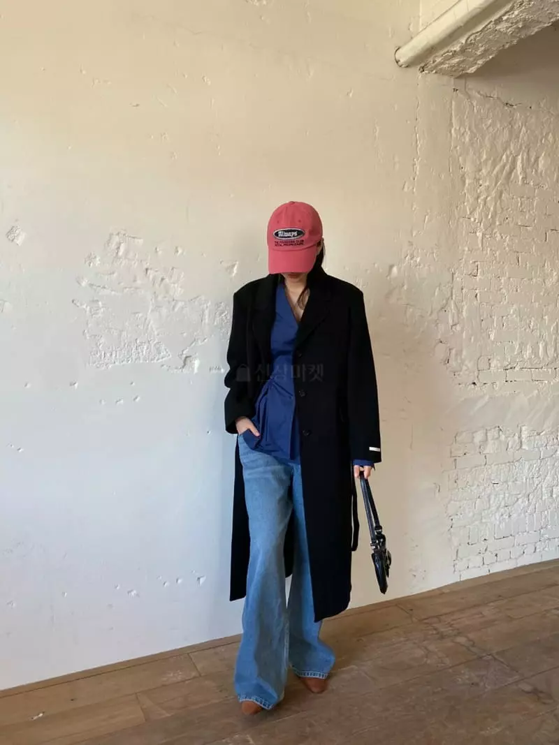 Nyunyu Wear - Korean Women Fashion - #momslook - Slit Long Coat