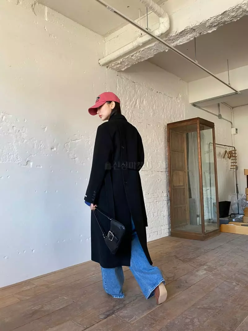 Nyunyu Wear - Korean Women Fashion - #momslook - Slit Long Coat - 5