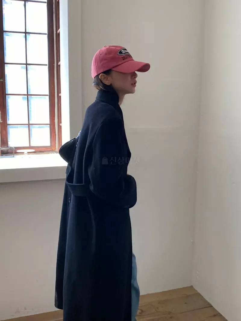 Nyunyu Wear - Korean Women Fashion - #momslook - Slit Long Coat - 9