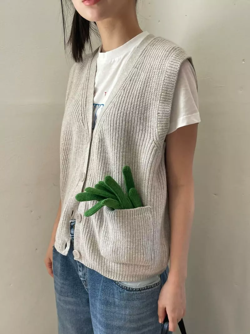 Nyunyu Wear - Korean Women Fashion - #momslook - Short Rib Gloves - 10
