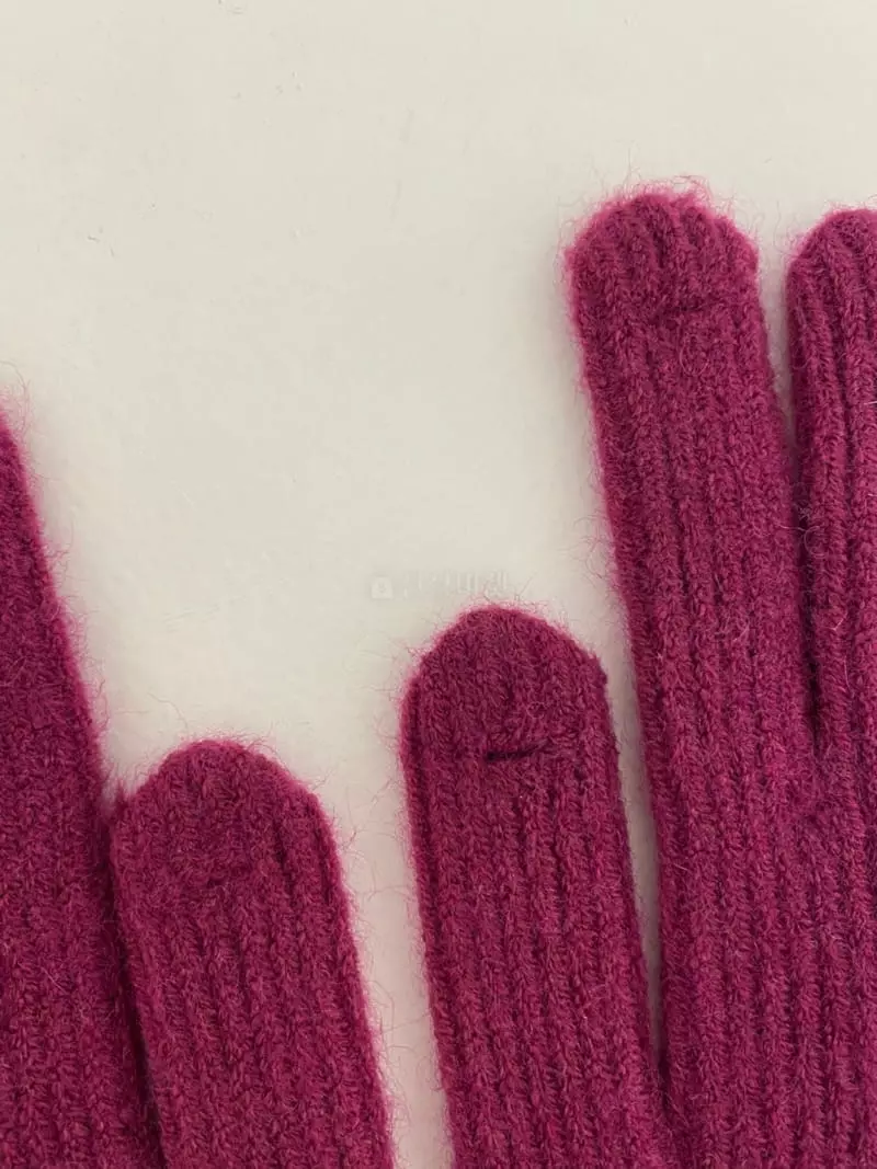 Nyunyu Wear - Korean Women Fashion - #momslook - Short Rib Gloves - 12