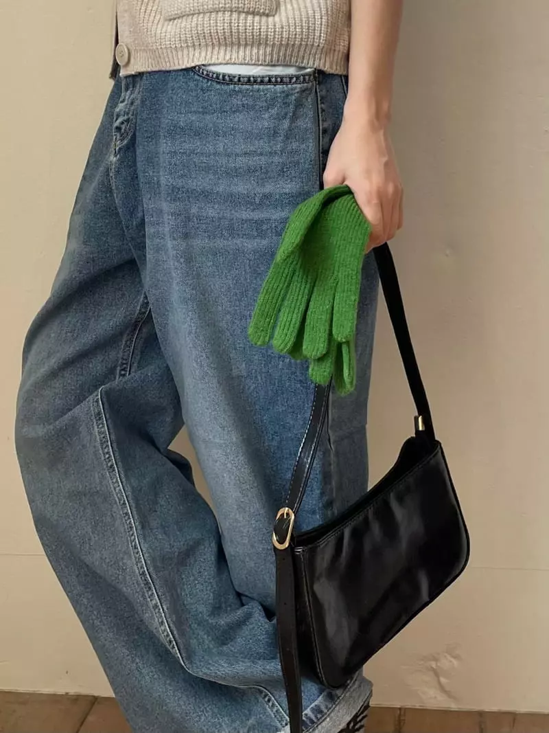 Nyunyu Wear - Korean Women Fashion - #momslook - Short Rib Gloves - 8