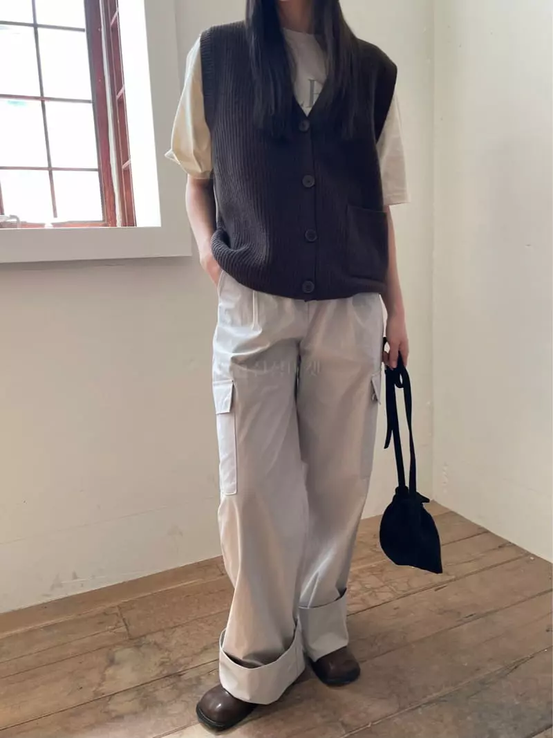 Nyunyu Wear - Korean Women Fashion - #momslook - Sage Vest - 5