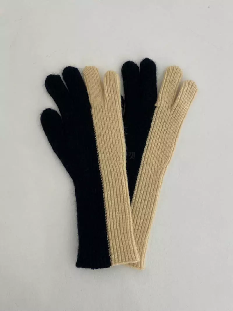 Nyunyu Wear - Korean Women Fashion - #momslook - Half Rib Gloves - 7