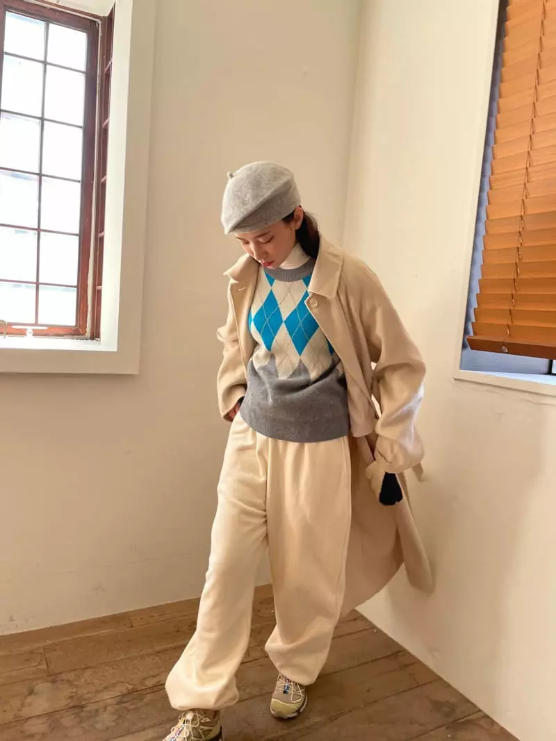 Nyunyu Wear - Korean Women Fashion - #momslook - Wrinkle Long Coat - 10