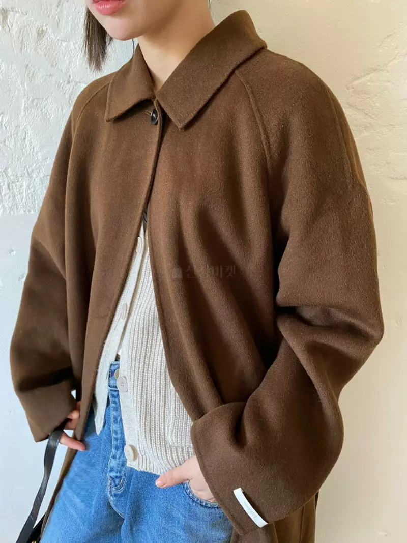 Nyunyu Wear - Korean Women Fashion - #momslook - Wrinkle Long Coat - 2