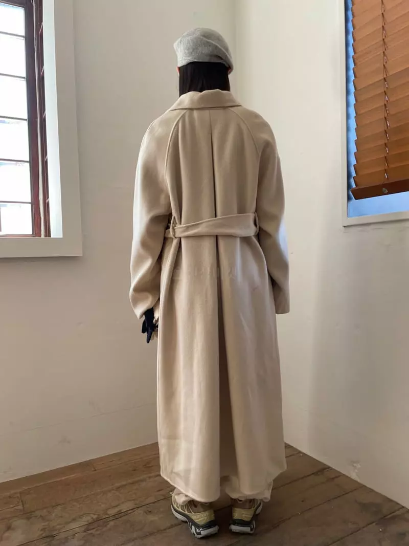 Nyunyu Wear - Korean Women Fashion - #momslook - Wrinkle Long Coat - 8