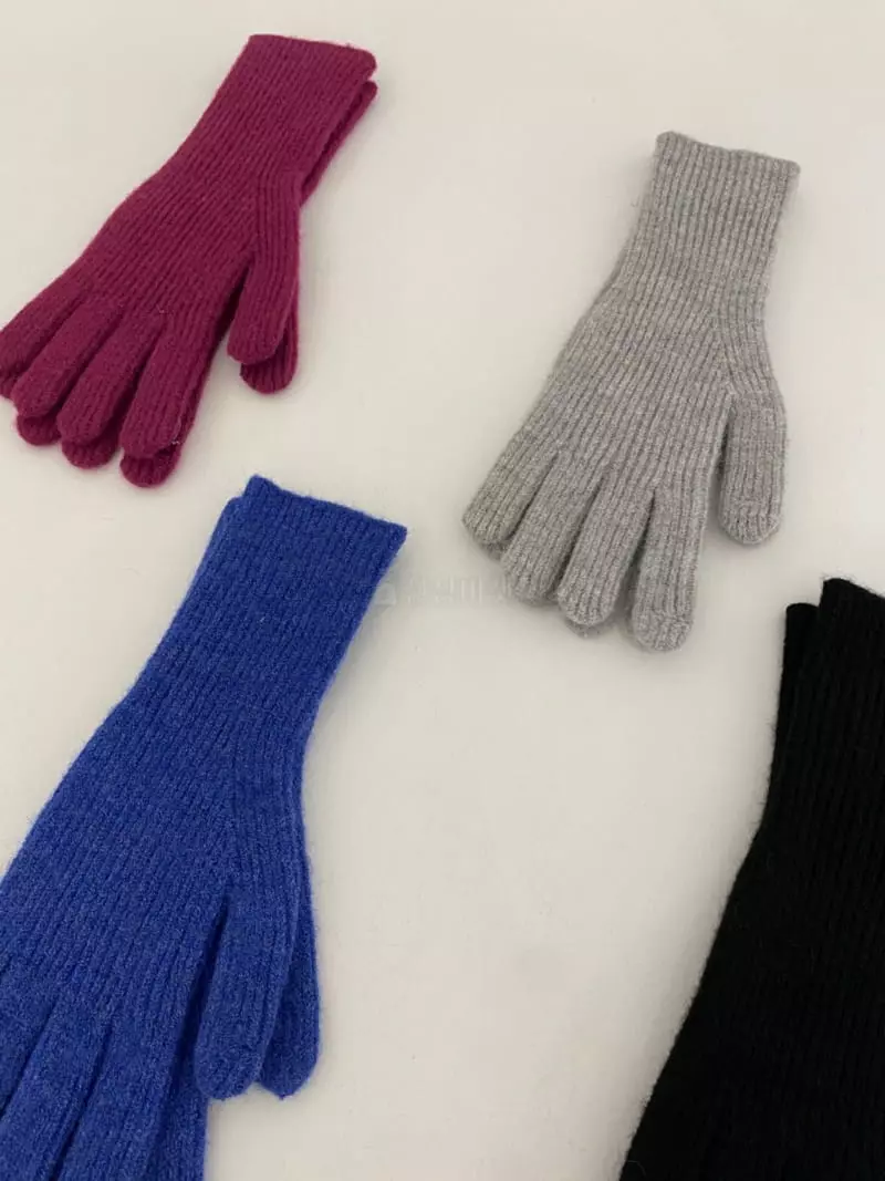 Nyunyu Wear - Korean Women Fashion - #momslook - Long Rib Gloves - 12