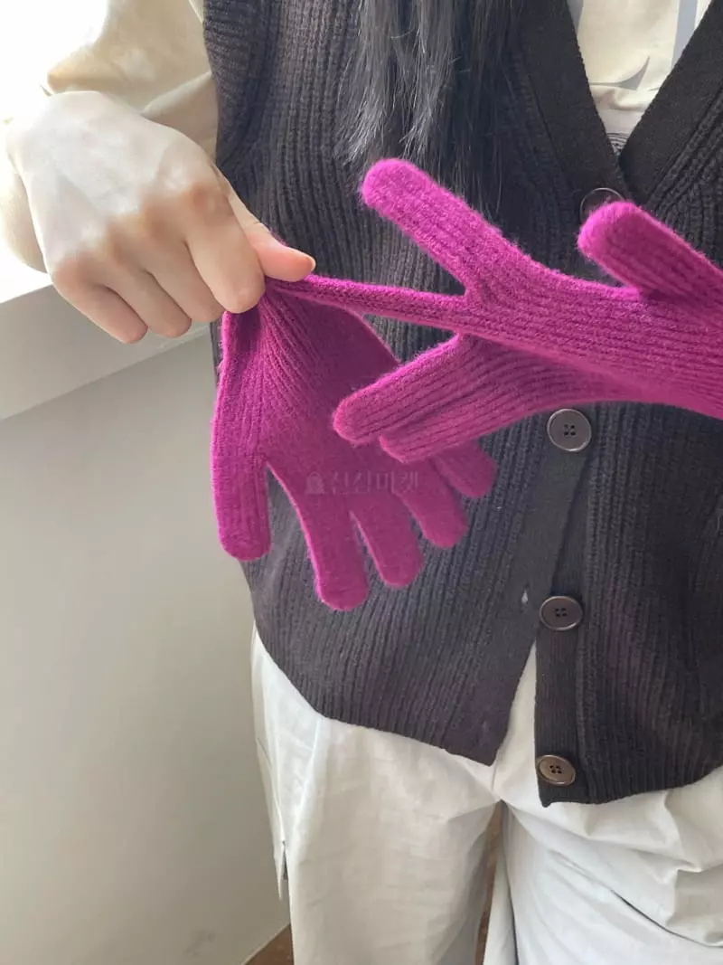 Nyunyu Wear - Korean Women Fashion - #momslook - Long Rib Gloves - 2