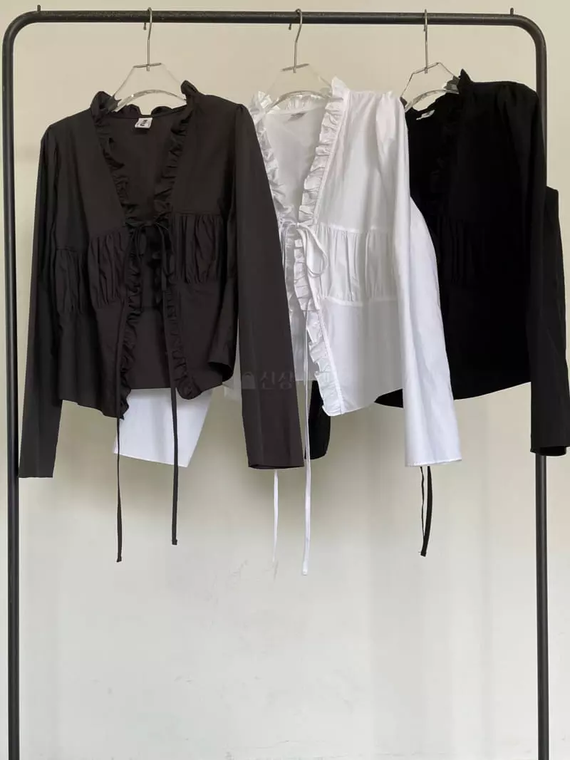 Nyunyu Wear - Korean Women Fashion - #momslook - Ruffle Blouse - 11