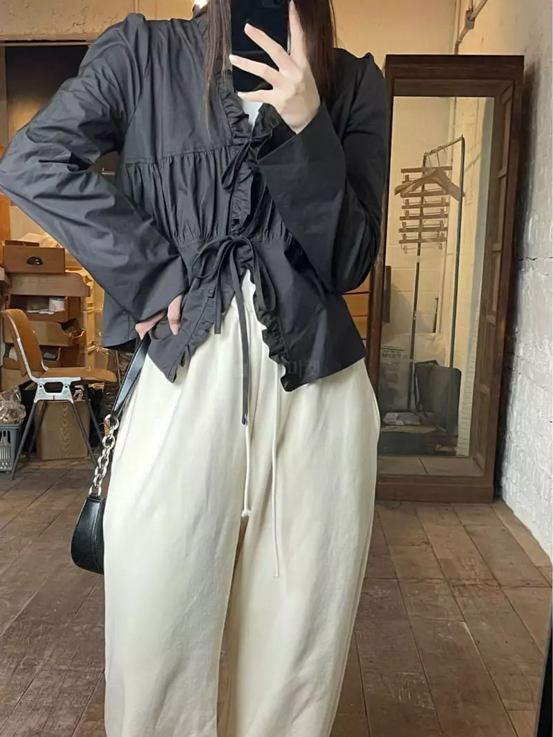 Nyunyu Wear - Korean Women Fashion - #momslook - Ruffle Blouse - 6