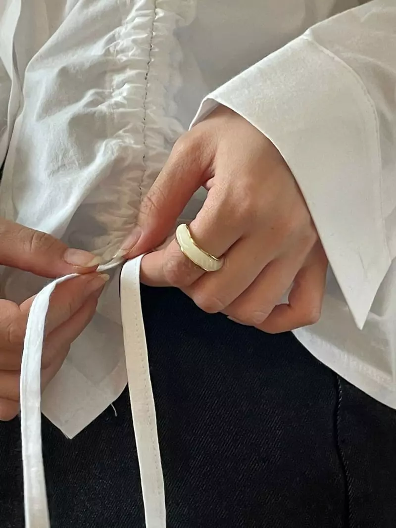 Nyunyu Wear - Korean Women Fashion - #momslook - Gold In Ring - 12
