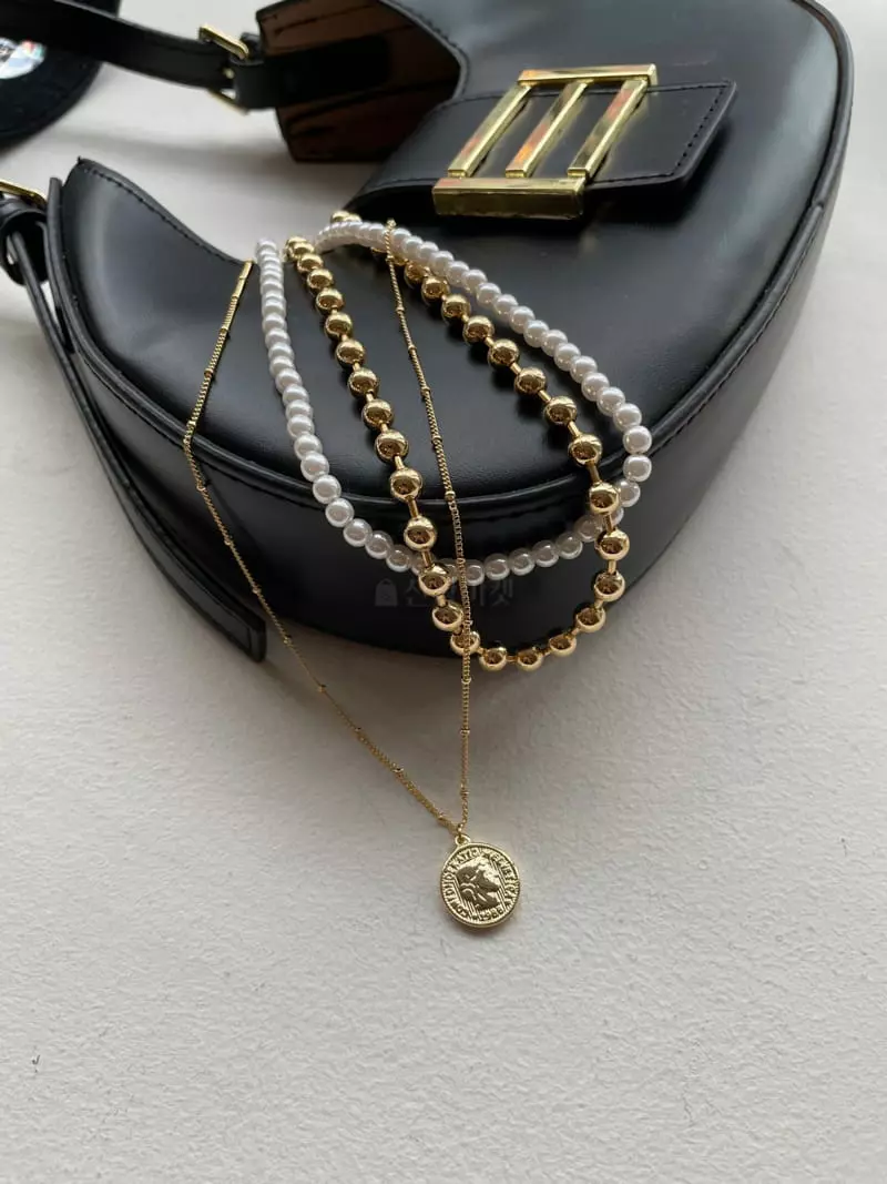 Nyunyu Wear - Korean Women Fashion - #momslook - Ud Coin Necklace - 11