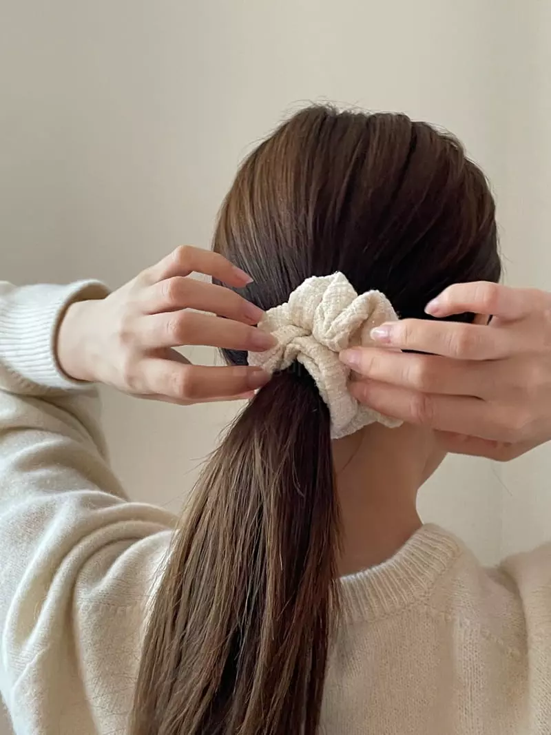Nyunyu Wear - Korean Women Fashion - #momslook - Twid Chou Hairring - 5