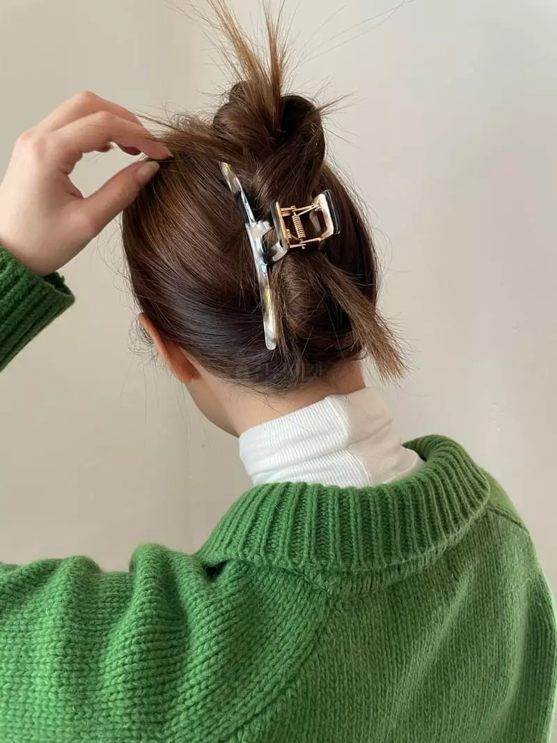 Nyunyu Wear - Korean Women Fashion - #momslook - Leopard Lo Hairpin - 3