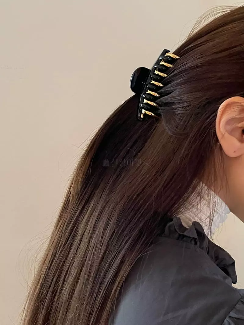 Nyunyu Wear - Korean Women Fashion - #momslook - Twice Gold Hairpin - 5