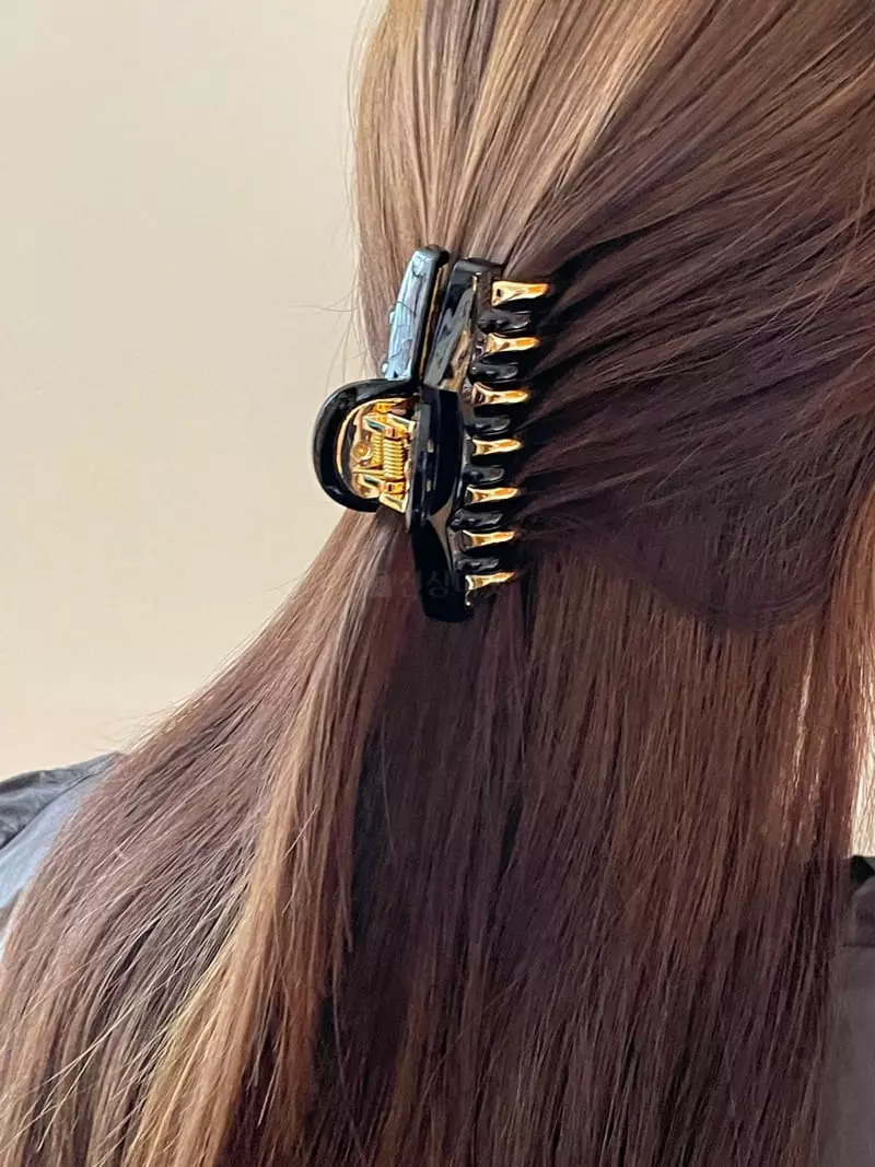Nyunyu Wear - Korean Women Fashion - #momslook - Twice Gold Hairpin - 7