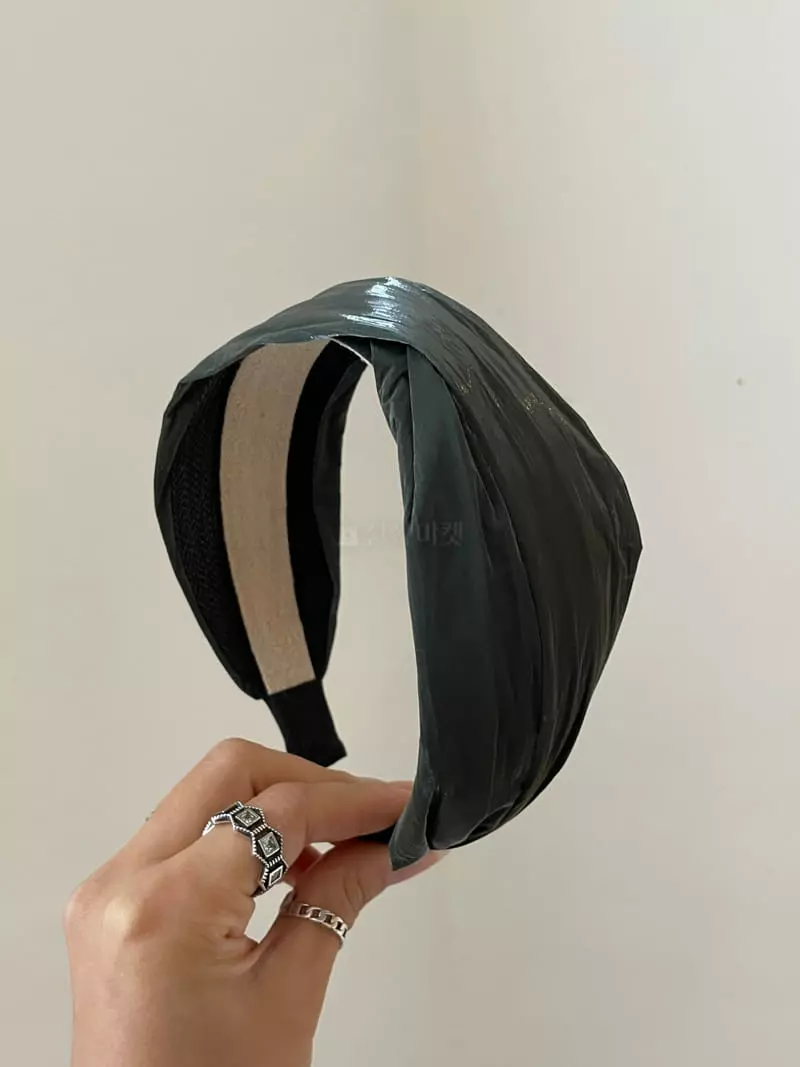Nyunyu Wear - Korean Women Fashion - #momslook - Coating Hairband - 6